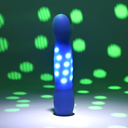 Evolved DISCO DIVA - Blue Light Up Vibrator