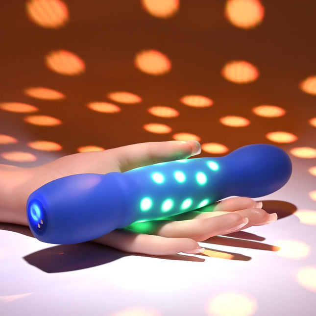 Evolved DISCO DIVA - Blue Light Up Vibrator