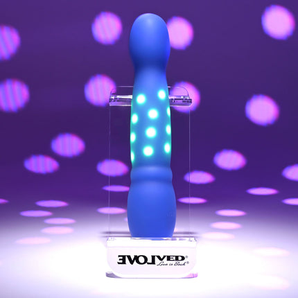 Evolved DISCO DIVA - Blue Light Up Vibrator