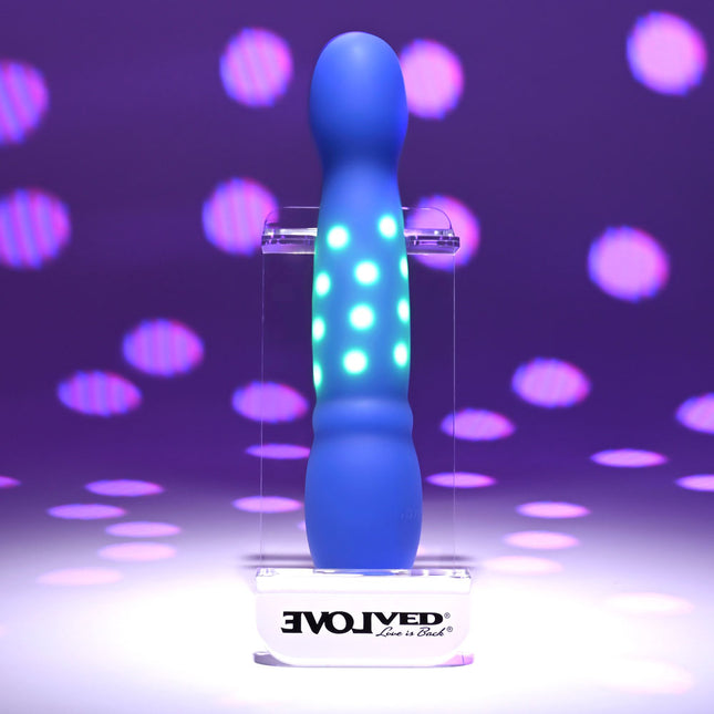 Evolved DISCO DIVA - Blue Light Up Vibrator
