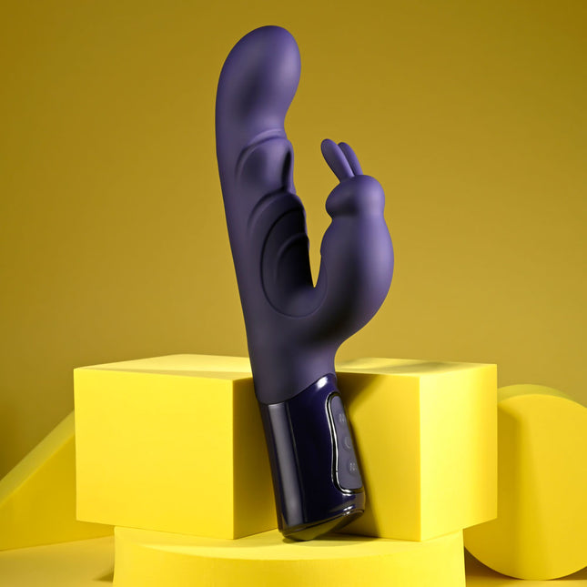 Evolved Big Deal Purple Rabbit Vibrator Side