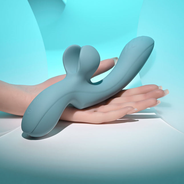 Evolved Take Your Flick Vibrator with Clitoral Stimulator Hand