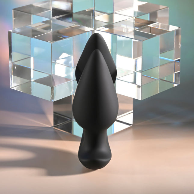 Evolved THE GENIE - Black Vibrating Plug with Wireless Remote