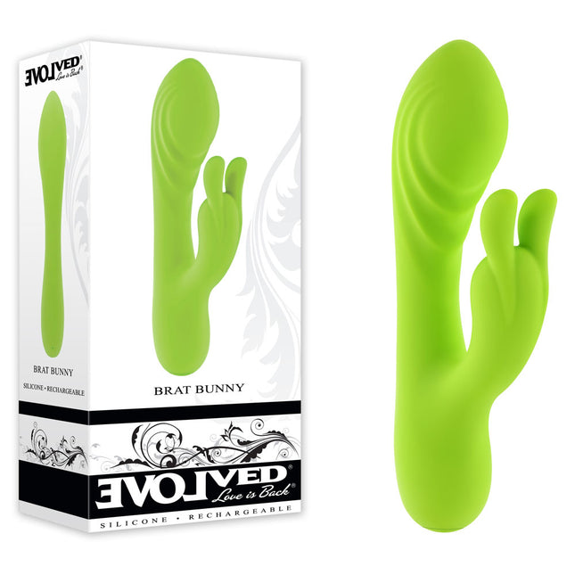 Evolved BRAT BUNNY - Green Rabbit Vibrator