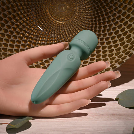 Evolved RUMBLE WAND - Olive Green Mini Massage Wand Vibrator