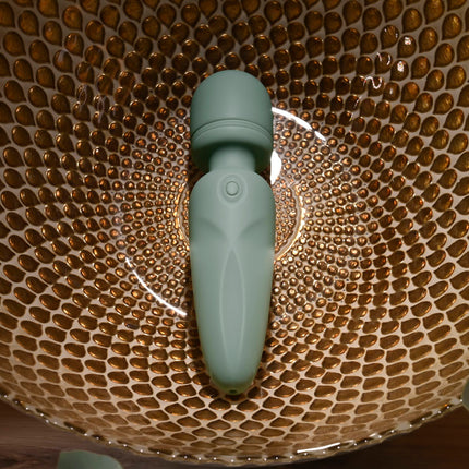 Evolved RUMBLE WAND - Olive Green Mini Massage Wand Vibrator