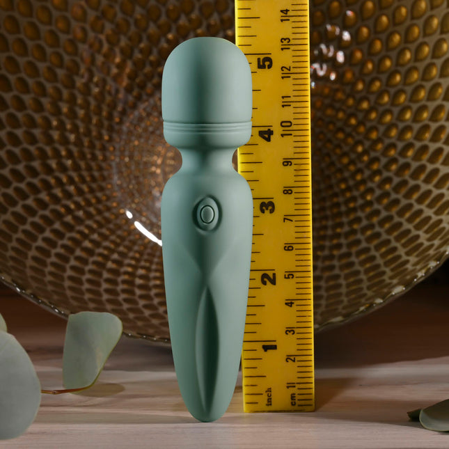 Evolved RUMBLE WAND - Olive Green Mini Massage Wand Vibrator