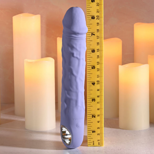 Evolved LARGE PURPLE FANTASY Vibrating Dildo