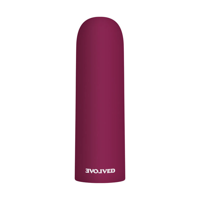 Evolved Mighty Thick Burgundy Red 9cm Bullet Vibrator
