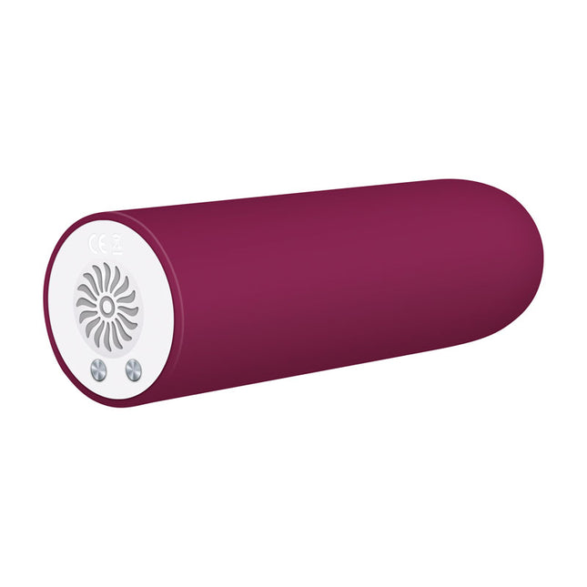 Evolved Mighty Thick Burgundy Red 9cm Bullet Vibrator