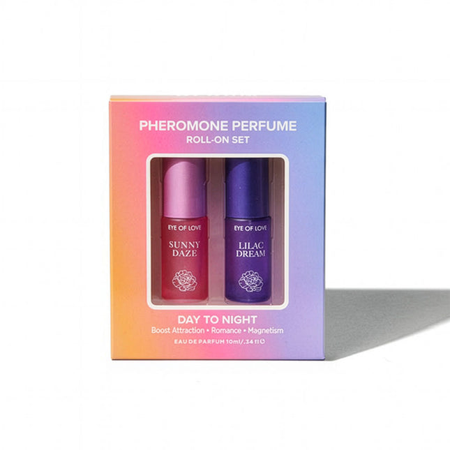 Eye Of Love Day to Night Pheromone Perfume Roll-On Set - 10ml