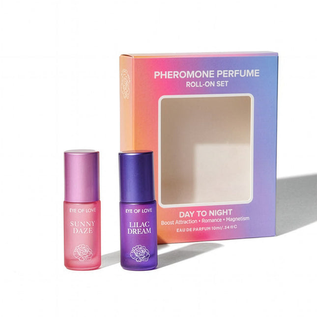 Eye Of Love Day to Night Pheromone Perfume Roll-On Set - 10ml