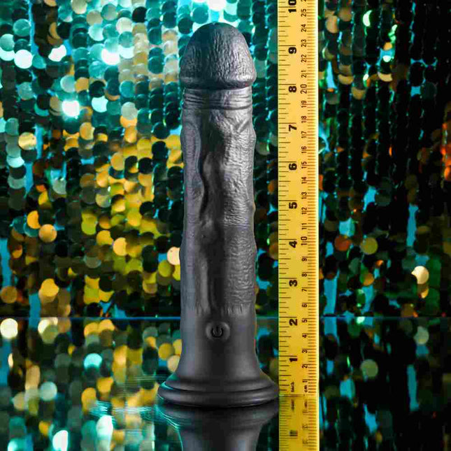 Evolved Black Thunder Black Vibrator Size