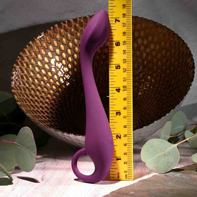 Evolved Lochness G Spot Purple Vibrator Size