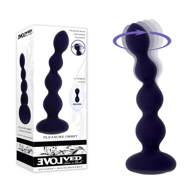 Evolved Pleasure Orbit Vibrating Anal Beads Box