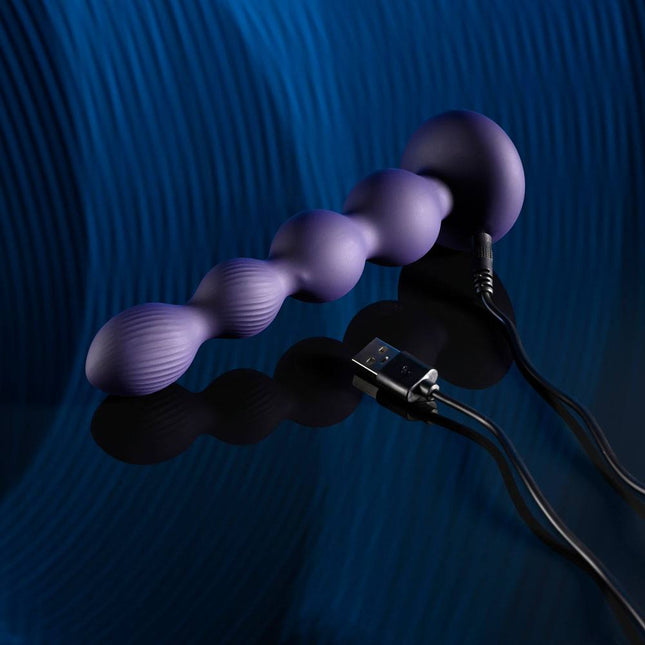 Evolved Pleasure Orbit Vibrating Anal Beads Charging