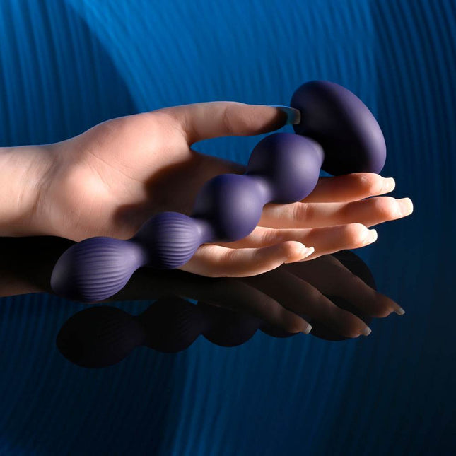 Evolved Pleasure Orbit Vibrating Anal Beads Hand