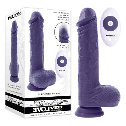 Evolved Pleasure Rider Thrusting Dildo Box