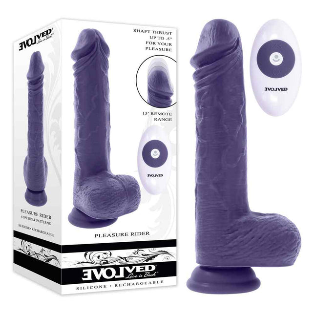 Evolved Pleasure Rider Thrusting Dildo Box