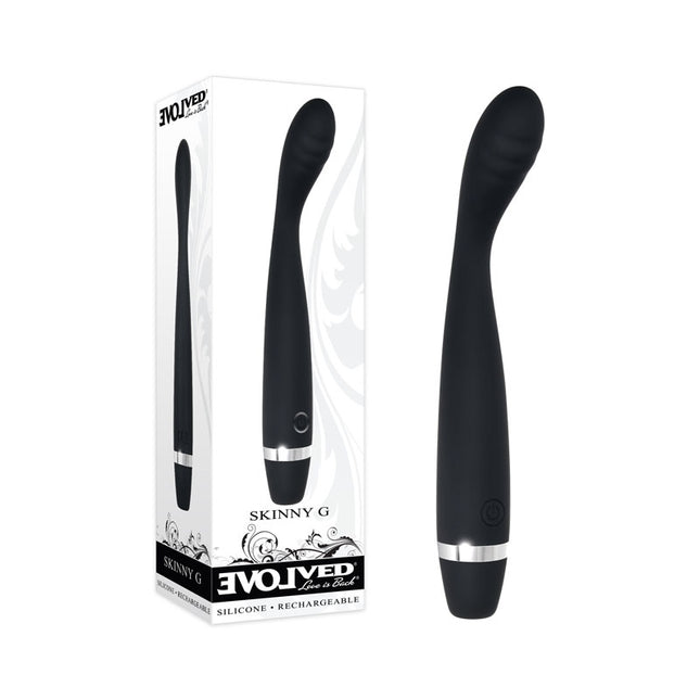 Evolved Skinny G Luxury Black Vibrator Box
