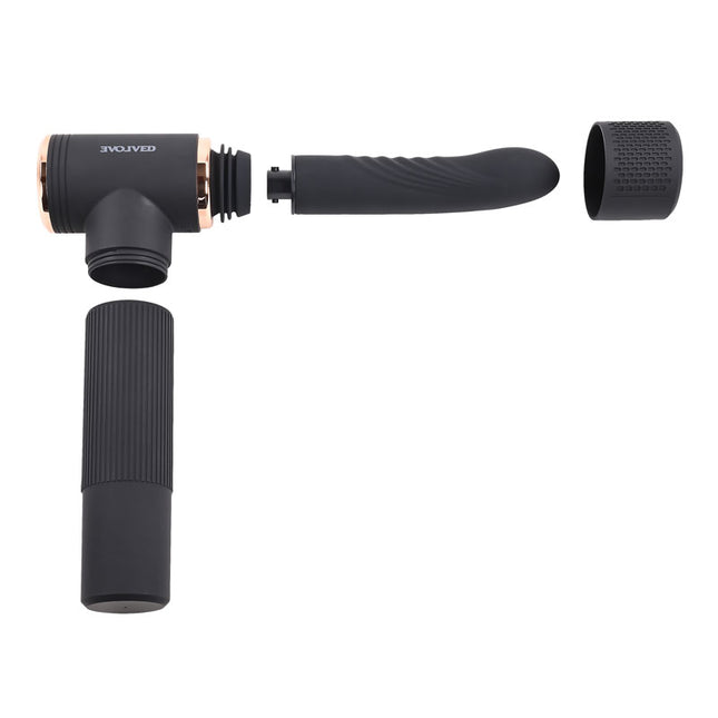 Evolved Too Hot To Handle Thrusting Vibrator Machine Compact