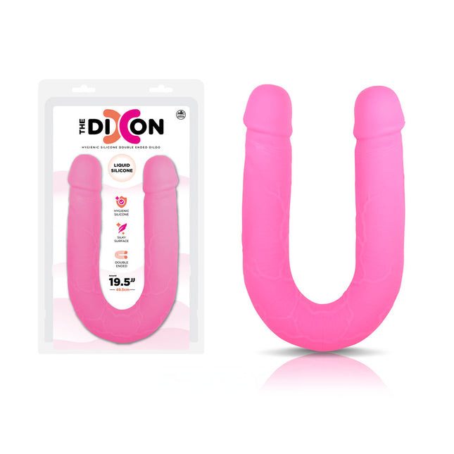 The Dixon Pink Silicone Double Dildo