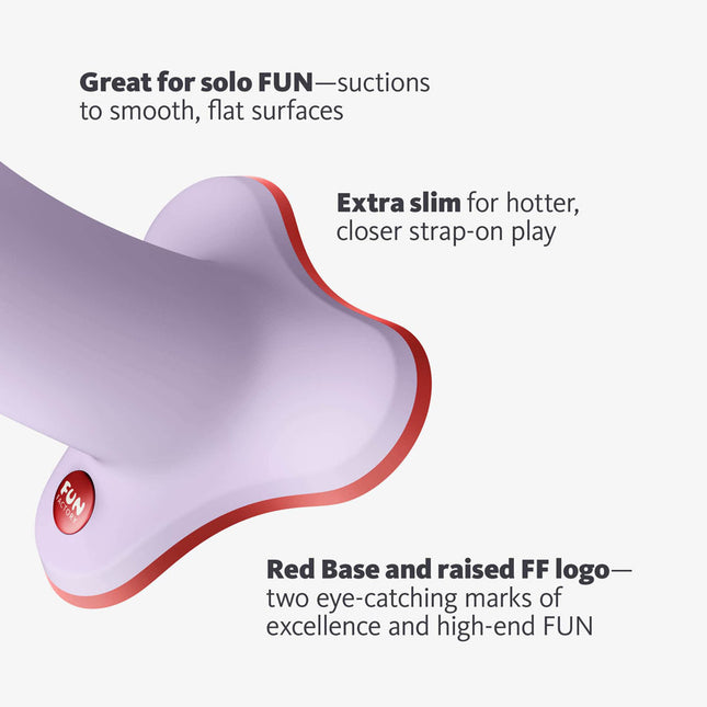 FUN FACTORY AMOR Lavender – Small 5 Inch Hands-Free Dildo