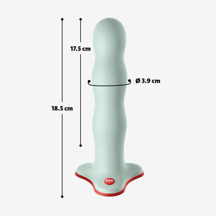 FUN FACTORY BOUNCER Sage Green – Strap-On 7 Inch Dildo