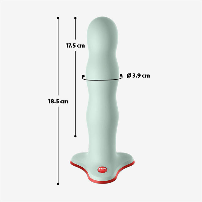 FUN FACTORY BOUNCER Sage Green – Strap-On 7 Inch Dildo