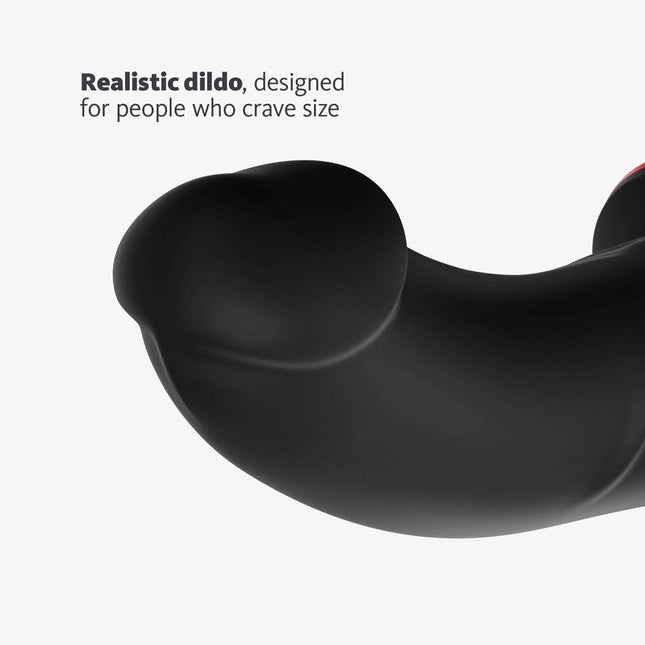 realistic black dildo penis tip