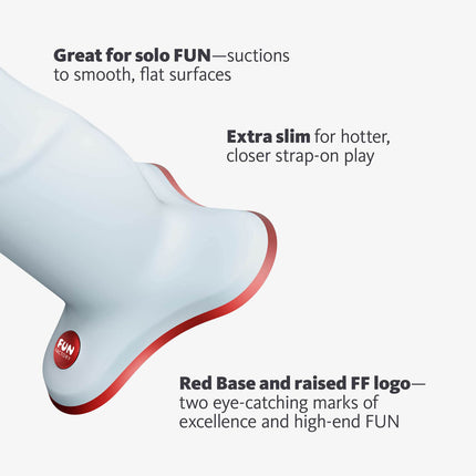 FUN FACTORY THE BOSS Blue – Strap-On & Suction 7 Inch Dildo