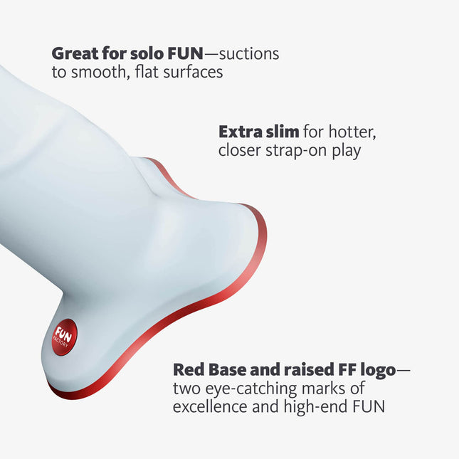 FUN FACTORY THE BOSS Blue – Strap-On & Suction 7 Inch Dildo