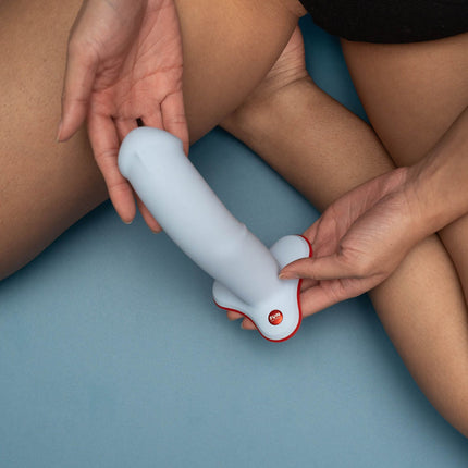 FUN FACTORY THE BOSS Blue – Strap-On & Suction 7 Inch Dildo