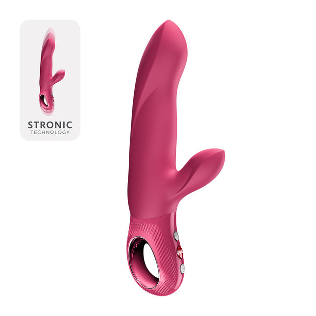 Fun Factory BI STRONIC ARC Raspberry 21.6cm Thrusting Vibrator