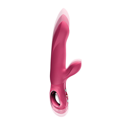 Fun Factory BI STRONIC ARC Raspberry 21.6cm Thrusting Vibrator