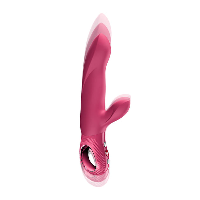 Fun Factory BI STRONIC ARC Raspberry 21.6cm Thrusting Vibrator