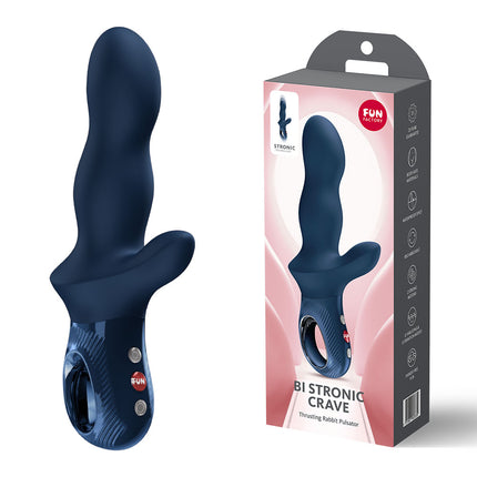 Fun Factory BI STRONIC CRAVE Nightblue Thrusting Vibrator