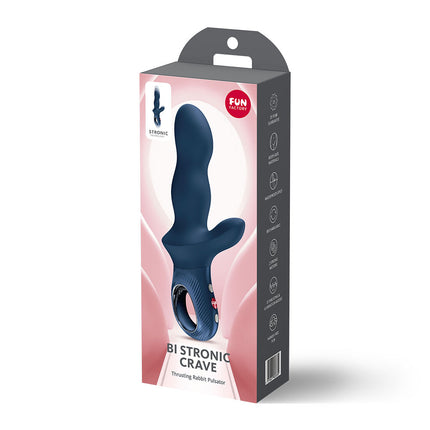 Fun Factory BI STRONIC CRAVE Nightblue Thrusting Vibrator