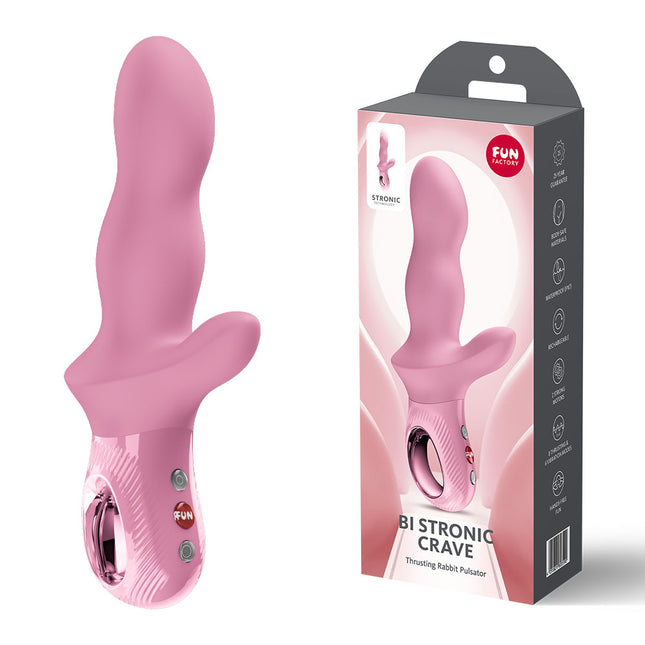 Fun Factory BI STRONIC CRAVE Rose Thrusting Vibrator