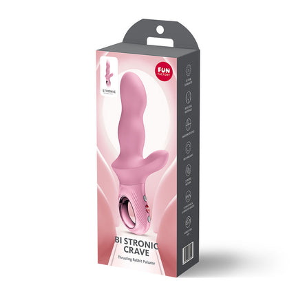 Fun Factory BI STRONIC CRAVE Rose Thrusting Vibrator