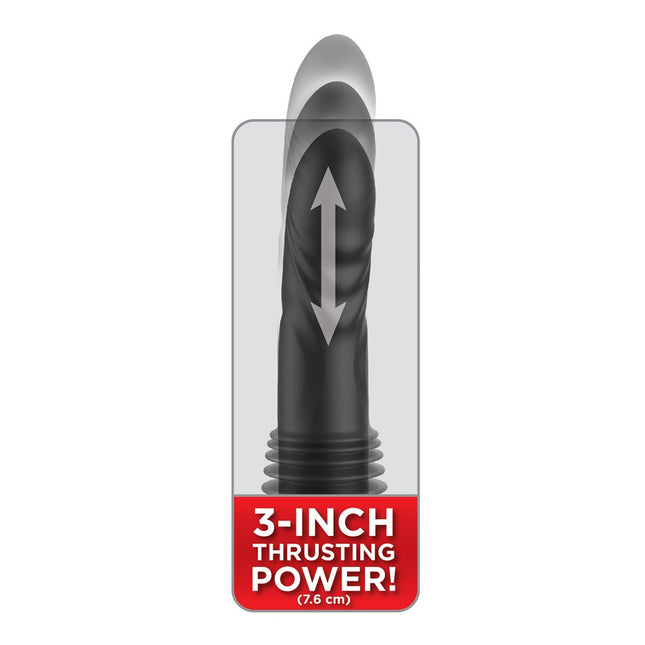 FFS Ultimate Silicone Thruster - Black Thrusting Vibrator Power