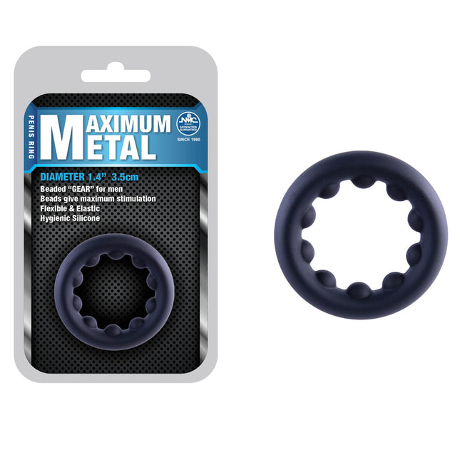 Maximum Metal - Black 35mm Cock Ring