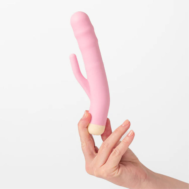 Girls Get Off DeeDee - Pink 19cm USB Rechargeable Thrusting Rabbit Vibrator