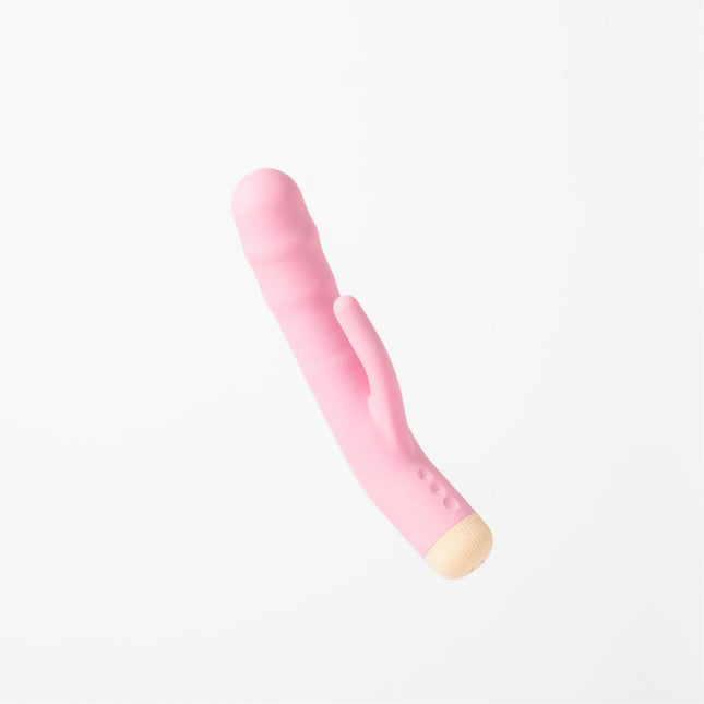 Girls Get Off DeeDee - Pink 19cm USB Rechargeable Thrusting Rabbit Vibrator