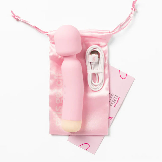 Girls Get Off Wanda - Pink 16.8 cm USB Rechargeable Massage Wand