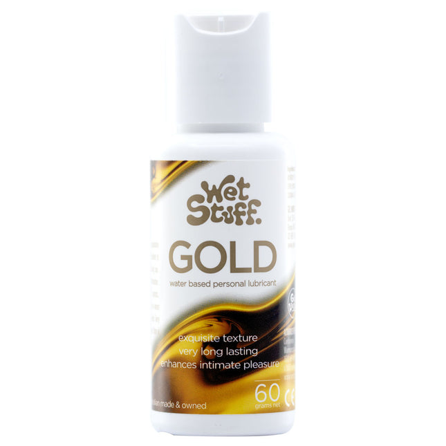 Wet Stuff Gold Water Based Lubricant - 60g Bottle