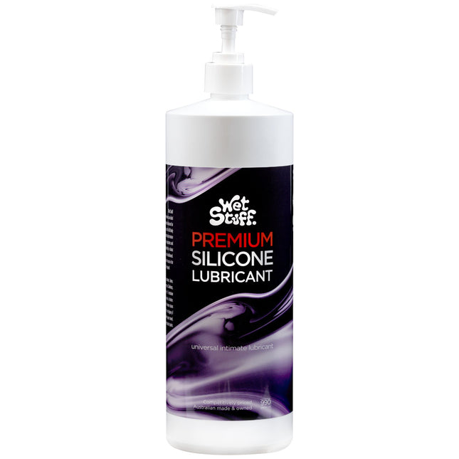 Wet Stuff Premium Pump Top Silicone Lubricant - 990g Bottle