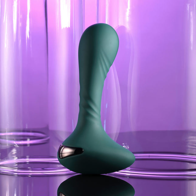Gender X GOES ANYWHERE Green Egg Shaped Vibrator
