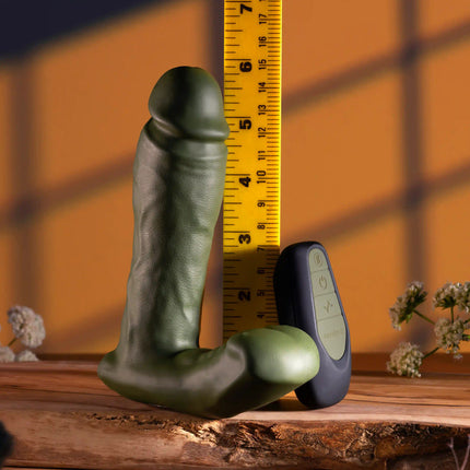 Gender X THE HUNK Green Thrusting Vibrator