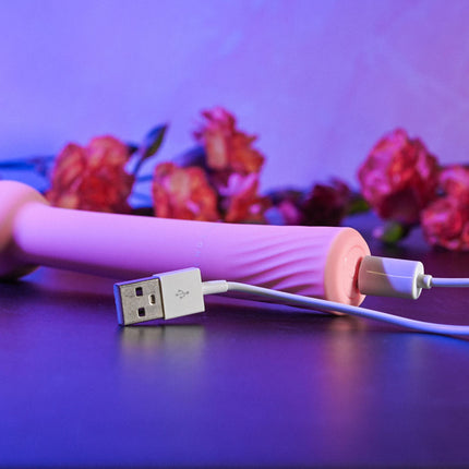 Gender X FLEXI WAND - Pink 16.6cm USB Rechargeable Vibrator